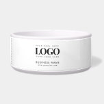 Large Custom Tote Bag with Rectangle Logo & Text<br><div class="desc">Promote your business with this pet bowl,  featuring custom logo & text. Easily add your details by clicking on the "personalize" option.</div>