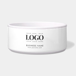 Large Custom Tote Bag with Rectangle Logo & Text Bowl