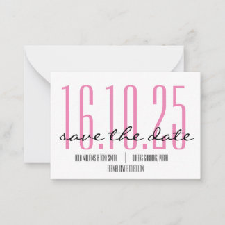 Large Date Invite