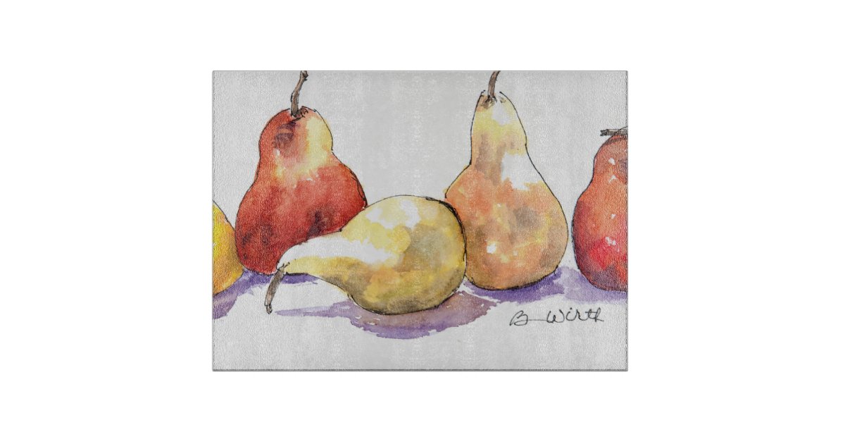 Large Decorative Glass Cutting Board Zazzle