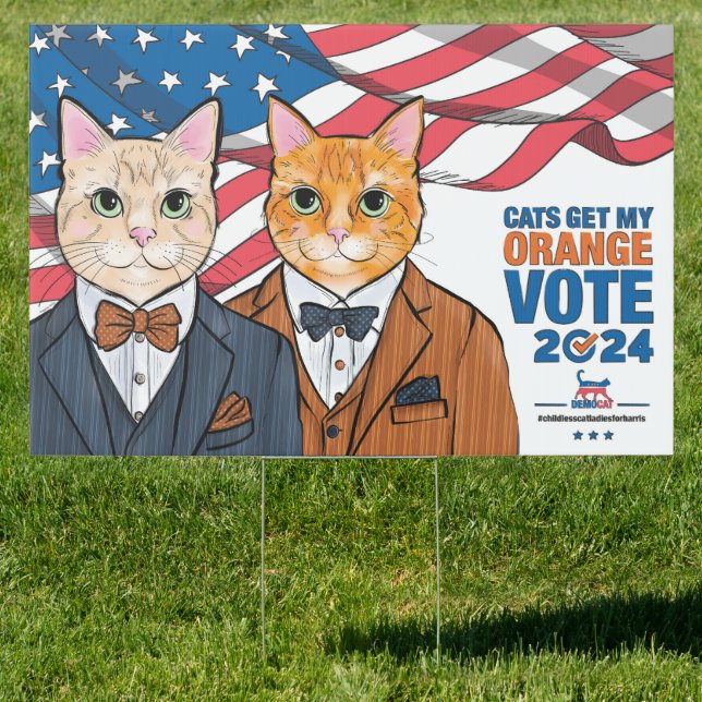 Large Democat Lawn Sign (Insitu)