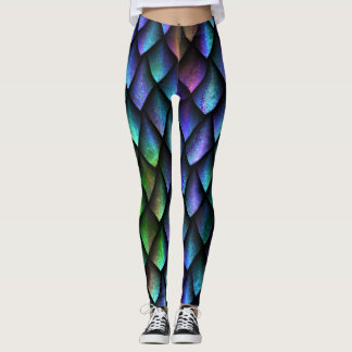 Large Dragon Scale Leggings