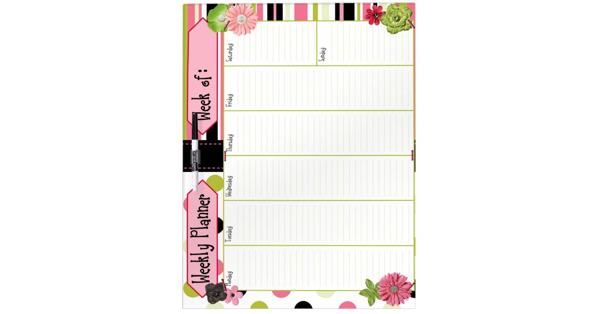 large-dry-erase-board-weekly-planner-dry-erase-board-zazzle