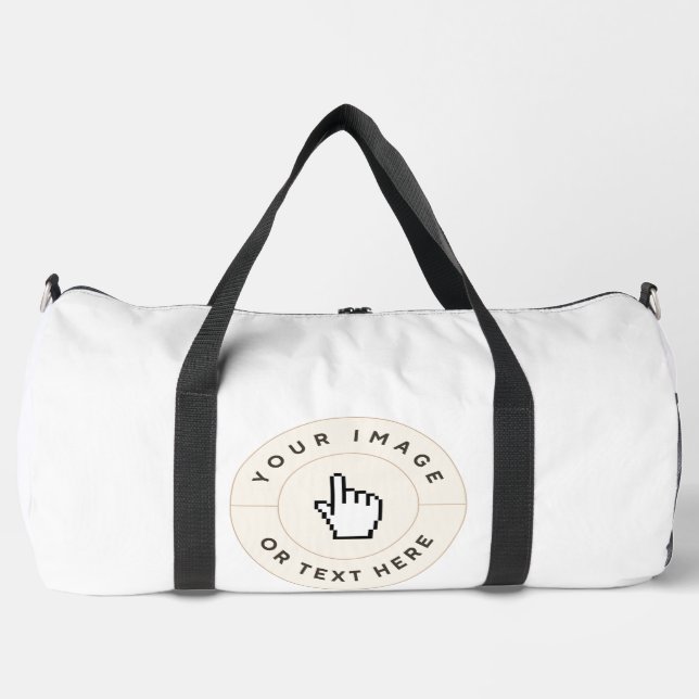 Large Duffel Bag - Custom Add your image/text (Front)