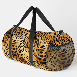 Large Duffel Bag Leopard Print