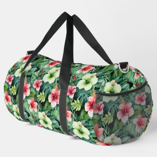 Large Duffel Bag Tropical Print