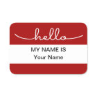Large Easy To Read Hello Name Tags