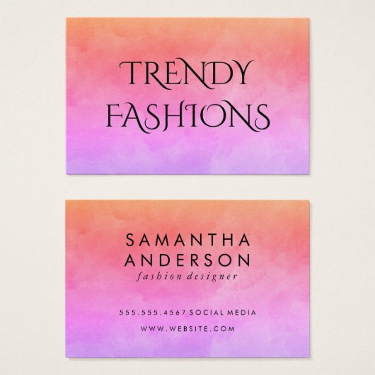 Large Fancy Text Vibrant Colors (Front & Back)