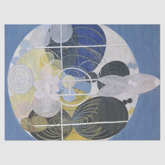 Large Figure Paintings No 5, Group 5, Hilma Klint Tissue Paper (Front)