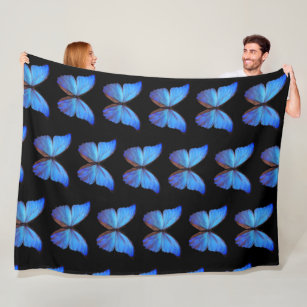 blue butterfly blanket