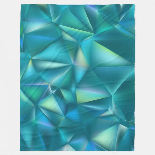 Large Fleece Blanket, modern, abstract (Front)
