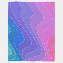 Large Fleece Blanket, modern, abstract, colorful,