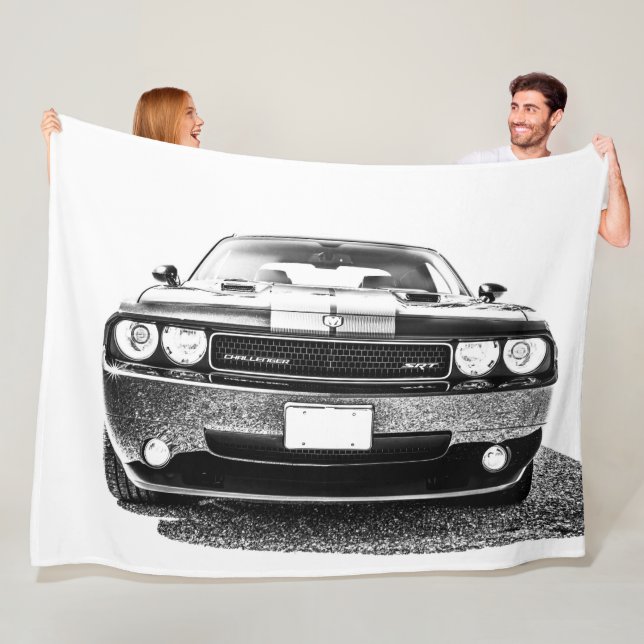 Large Fleece Blanket Muscle Car (In Situ)