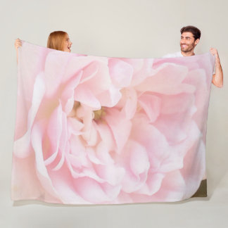 large fleece corner "Roses" pink