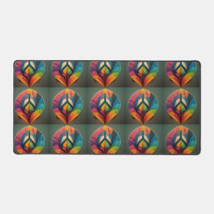 Large Floral Desk Mat