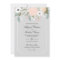 Large Floral Wedding Invitation