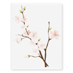 Large Flowers on a Branch tattoo
