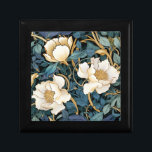 Large Flowers William Morris Inspired  Gift Box<br><div class="desc">Elevate your gift-giving experience with Patterns Watercolor Turquoise Green/Sage White Flower Gift Box. Immerse your presents in the sophistication of watercolor artwork, showcasing delicate turquoise green and sage white flowers with accents inspired by the timeless style of William Morris. Redefine the art of Gift Box with this harmonious blend of...</div>