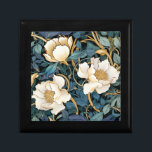 Large Flowers William Morris Inspired  Gift Box<br><div class="desc">Elevate your gift-giving experience with Patterns Watercolor Turquoise Green/Sage White Flower Gift Box. Immerse your presents in the sophistication of watercolor artwork, showcasing delicate turquoise green and sage white flowers with accents inspired by the timeless style of William Morris. Redefine the art of Gift Box with this harmonious blend of...</div>