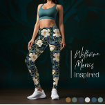 Large Flowers William Morris Inspired Leggings<br><div class="desc">Introducing our iPatterns Watercolor Turquoise Green/Sage White Flowers Leggings, a harmonious fusion of contemporary chic and timeless William Morris-inspired accents. Immerse yourself in the elegance of watercolor artwork featuring delicate turquoise green and sage white flowers, seamlessly complemented by the distinctive style of William Morris. This unique blend brings a refreshing...</div>