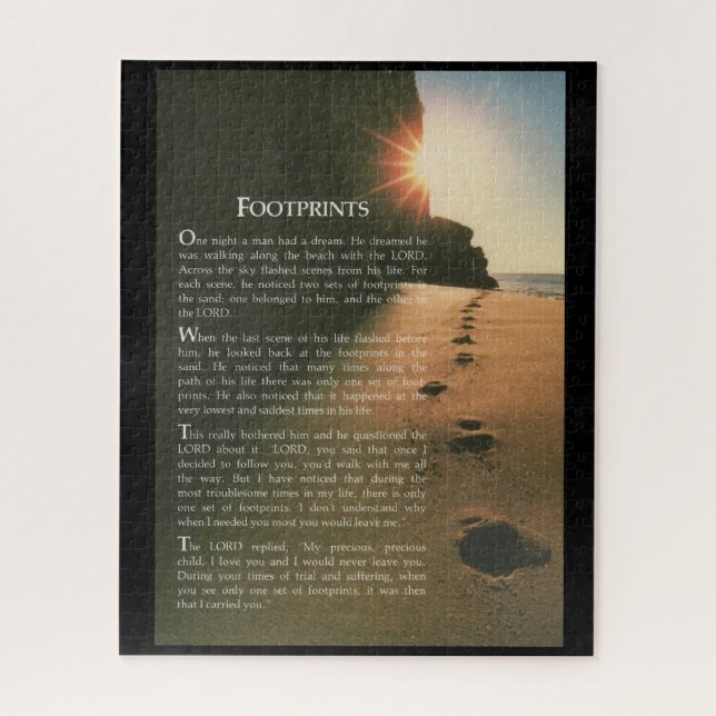 Large Footprints Puzzle (Vertical)