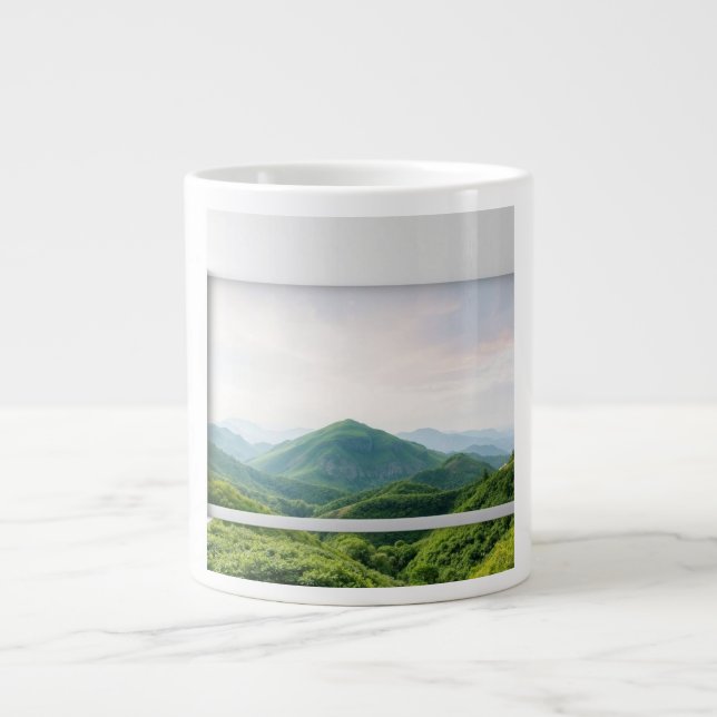 Large-Format Digital Mural Immersive Biophilic Lan Giant Coffee Mug (Front)