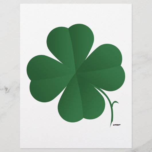Large Four Leaf Clover (Front)