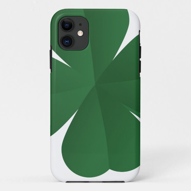 Large Four Leaf Clover Case-Mate iPhone Case (Back)