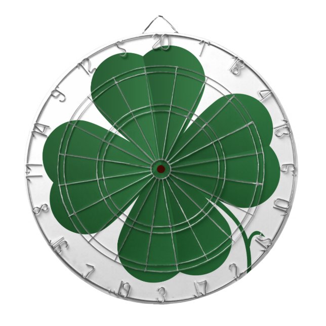 Large Four Leaf Clover Dartboard (Front)