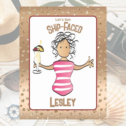 Large Funny Cruise Door Sign For Her _ Girls Trip  Magnetic Dry Erase Sheet
