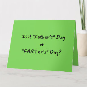 Large Funny Father's Day Card