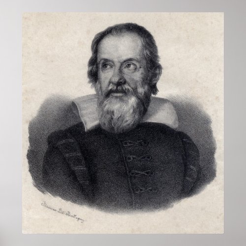Large Galileo Galilei Art Print