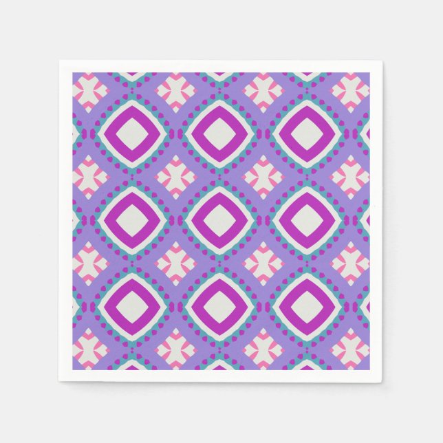 Large Geometric Napkins (Front)