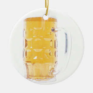 Large German Bierkrug Beer Mug Tankard Glass Pint Ceramic Ornament