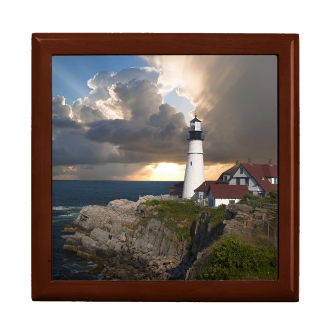 Large Giftbox with Lighthouse Photo Gift Box (Front)