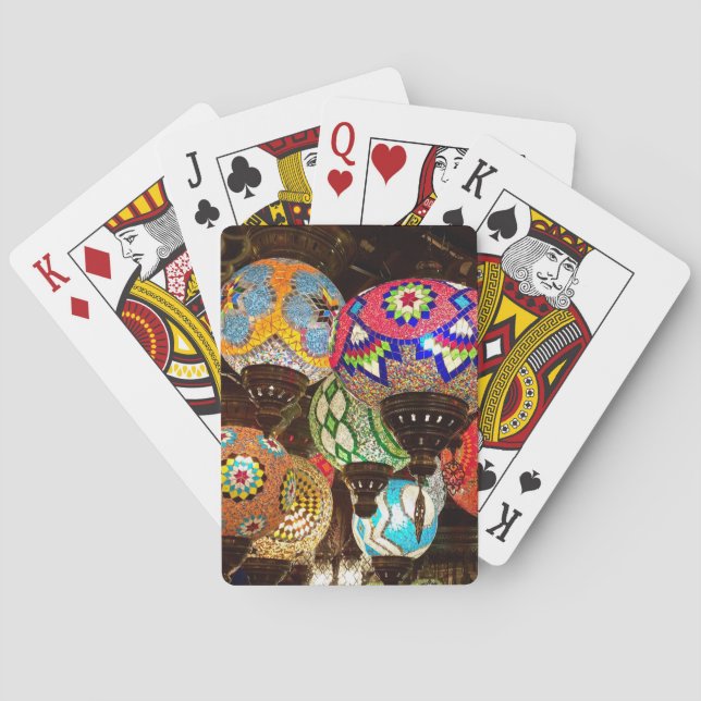 Large Globes  Poker Cards (Back)