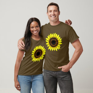 Large Golden Yellow Sunflower T-Shirt