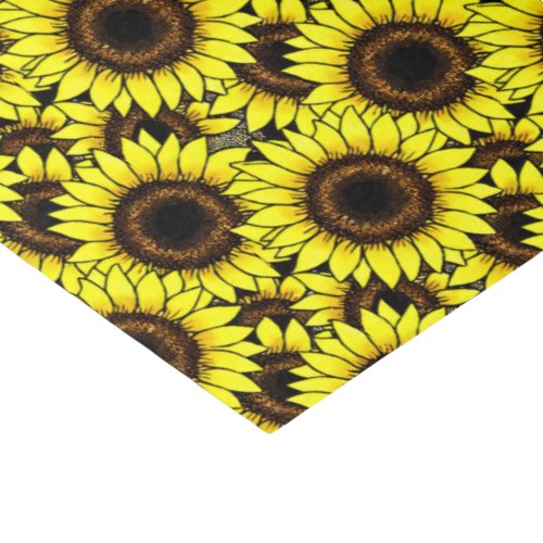 Large Golden Yellow Sunflowers   Tissue Paper