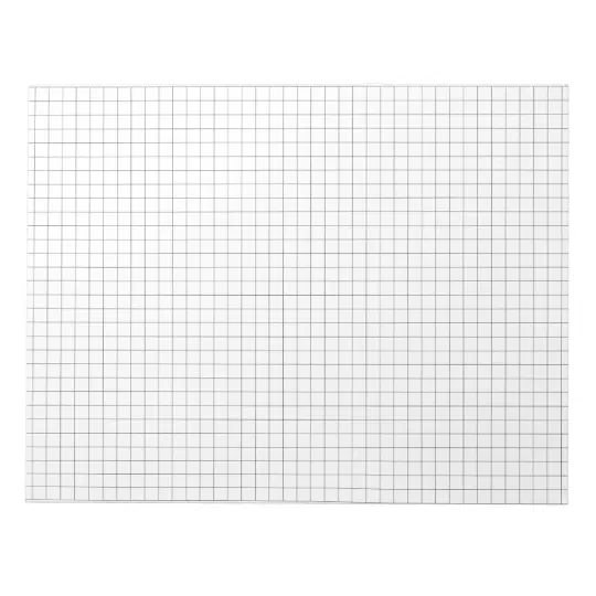 large graph paper note pad zazzle com