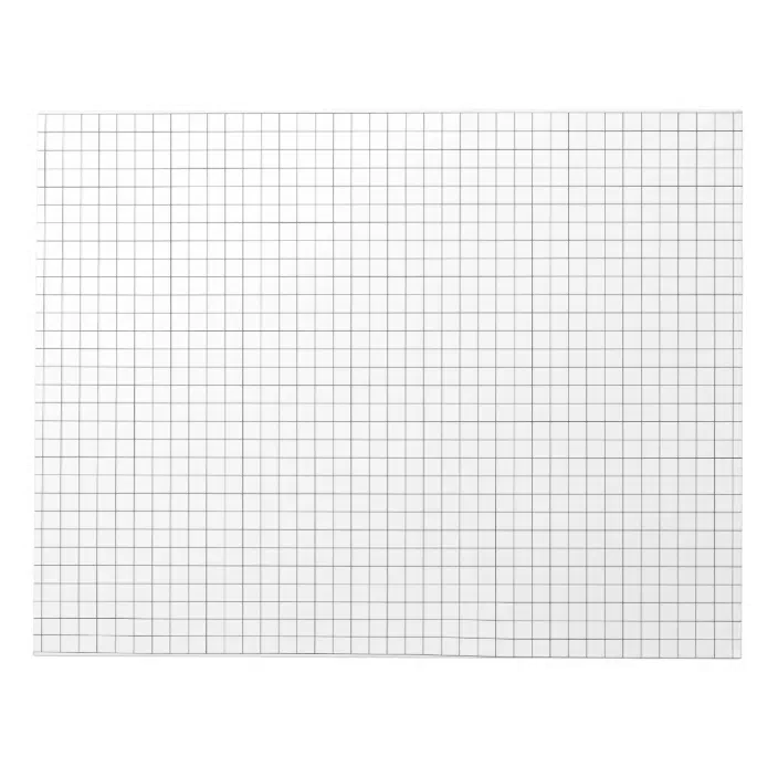 large graph paper note pad zazzle com