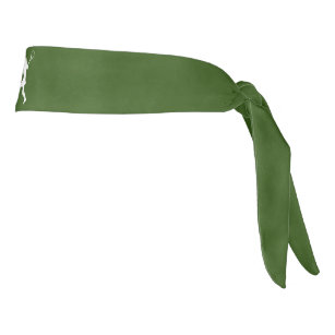 Large green ladies tennis headband tie for female