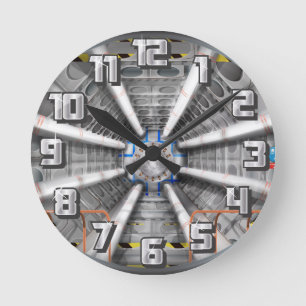 Large Hadron Collider particle accelerator Round Clock