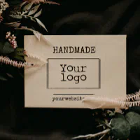 Handmade Website Your Business Logo Custom Rubber Stamp