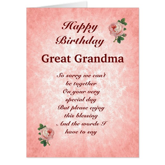 birthday cards for great grandma