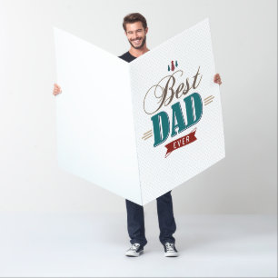 Large Happy Father's Day Card-Best Dad Ever! Card
