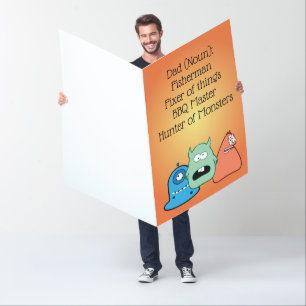 Large Happy Father's day Card - Master of All