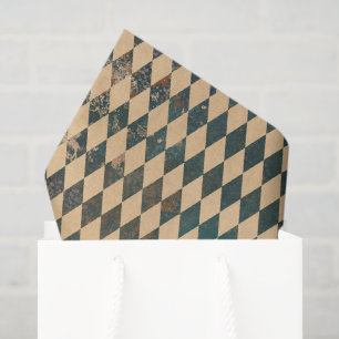 Large Harlequin Diamond Pattern Tissue Paper