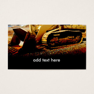 Heavy Equipment Business Cards & Templates | Zazzle