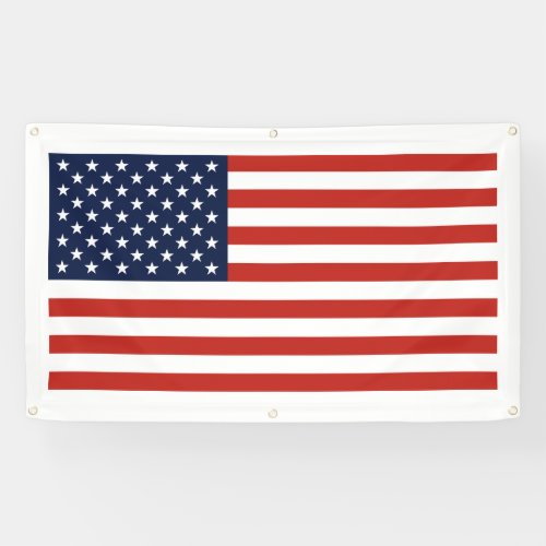 Large High Quality US Flag Banner