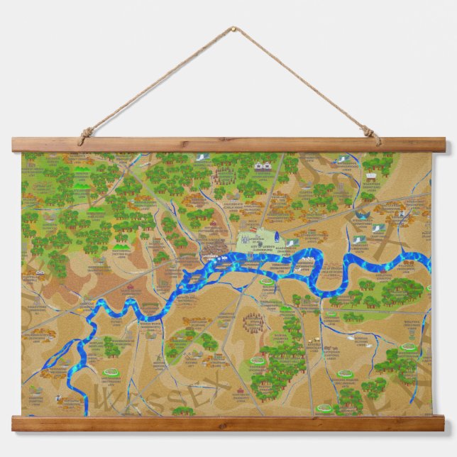 Large Historic London Tapestry (Front)